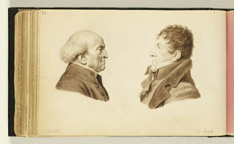 Portraits de Mentelle et de De Brack, image 1/1