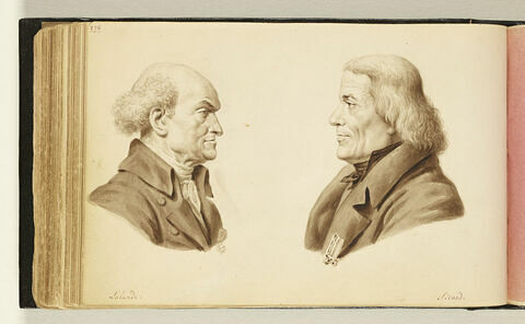 Portraits de Lalande et de Sicard, image 1/1