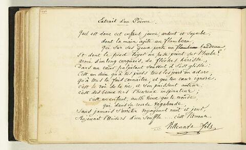 Extrait d'un poème, image 1/1