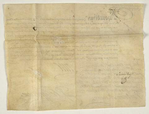 Brevet de logement aux galeries du Louvre pour Nicolas Coustou (1658-1733), image 2/2
