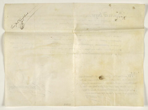 Brevet de logement aux Galeries du Louvre pour Guillaume I Coustou (1677-1746), image 2/2
