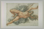Figure d'un ange ou d'un génie volant vers la droite.., image 2/2