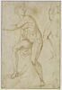Femme nue debout ; corps nu acéphale, debout, de profil, image 3/3