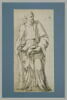 Homme drapé, debout, tenant une massue et un livre : saint Jacques le Mineur, image 2/2