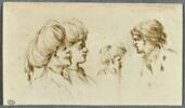 Quatre têtes de Turcs, image 1/2