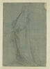 Femme debout, drapée, de profil à gauche, regardant vers le haut, image 1/2