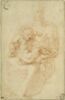 Vierge assise avec l'Enfant dormant sur ses genoux, image 1/2