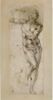 Homme nu, debout, la tête de profil vers la droite, image 1/2