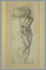 Homme nu, debout, la tête de profil vers la droite, image 2/2