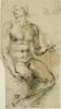 Homme nu, assis, image 1/2