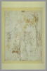 Homme nu, de dos, études de jambes, d'une tête casquée, et de casques, image 2/2