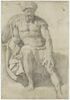 Figure d'un officier romain, il tient la baguette du commandement, image 1/2