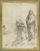 Saint François tenant l'Enfant devant la Vierge et un saint religieux, image 1/4