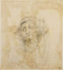 Femme âgée, en buste, portant un chapeau, de face, image 3/3