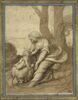 Vierge avec l'Enfant jouant avec un agneau, image 1/2