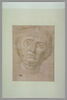 Tête d'homme, vue de face, les yeux tournés vers la gauche, image 2/2
