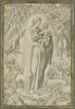 La Vierge et l'Enfant, sur des nuages, entourés de nombreuses figures, image 1/3