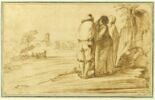 Quatre mendiants dans un paysage, image 1/2