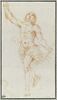 Une figure d'homme nu, debout, le bras droit levé, image 1/2