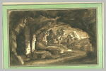 Paysage vu de l'intérieur d'une caverne, image 2/2