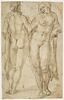 Etude de deux figures nues debout : Vénus et Adonis (?), image 1/2