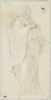 Figure drapée, debout, de face, les mains croisées sur la poitrine, image 1/2
