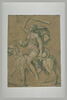 Femme brandissant une massue, à cheval sur un lion : allégorie de la Force, image 2/2