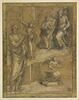 Le Couronnement de la Vierge avec saint Jean Baptiste et trois anges, image 1/2