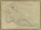 Enfant nu, endormi sur le dos, image 1/2
