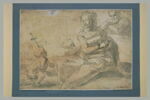 Le petit saint Jean avec la Sainte Famille et l'Enfant apprenant à lire, image 2/2