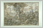 Persée, armé de la tête de Méduse, change en pierre Phinée et ses soldats, image 2/2