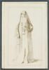 Femme drapée, en costume oriental, de face, image 1/2