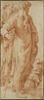 Saint Paul debout, tourné vers la droite, avec saint Augustin et un ange, image 1/2