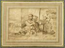 Vierge à l'Enfant, derrière une balustrade, image 1/3