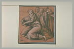 Cinq hommes barbus, agenouillés, image 2/2