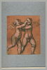 Deux amours debout, se prenant par les cheveux, image 2/3