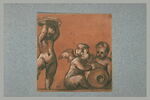 Trois angelots autour d'un vase, image 1/2