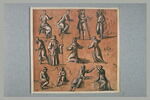 Diverses études de saints, et d'autres figures, image 2/2
