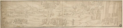 Episodes de la vie du Christ dans un paysage, image 1/2