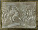 Horatius Cocles défendant le pont Sublicius contre les ennemis, image 1/2