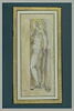 Femme nue de profil : étude pour l'Eve de la Steccata, image 2/2