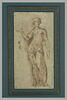 Femme debout, drapée, tenant un globe dans la main droite, image 2/2