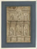 Projet d'autel ou de retable, dédié à la Vierge et à saint Georges, image 1/2