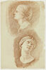 Deux études de la tête d'une fille de Niobé, vue de profil à gauche et de face, image 1/2