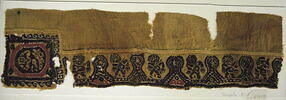 bande décorative d'habillement ; tabula ; fragment, image 2/2