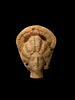figurine de tête de femme romaine à cou fermé, image 1/3