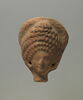 figurine de tête de femme romaine à cou fermé, image 1/2
