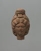 figurine de tête de femme romaine à cou fermé, image 1/2