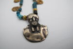 collier ; perle sphérique ; perle rondelle ; perle rondelle double ; pendentif, image 2/7