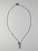collier à pendentif ; perle tubulaire ; perle cylindrique annelée ; serviteur funéraire ; amulette, image 1/2